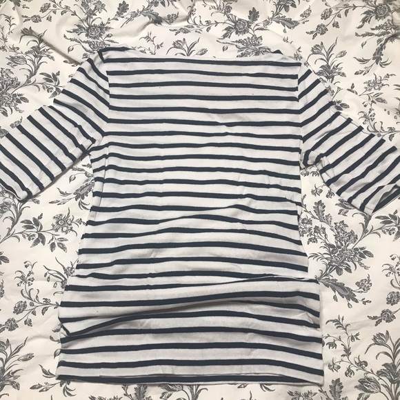 Bundle 4/25 3/4 length boatneck striped t-shirt - Picture 2 of 3